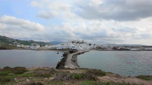TIMELAPSE DE LA VILLE DE NAXOS 4K 60 IMAGES PAR SECONDE