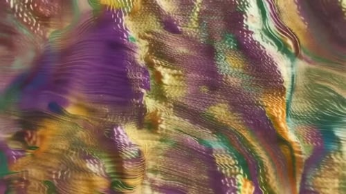Abstract Iridescent Metallic Texture Background with Ripplin