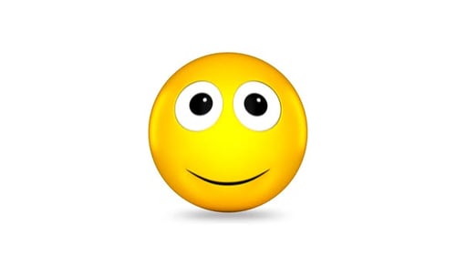 3D Animated Smiley Face Emoji with Changing Expressions