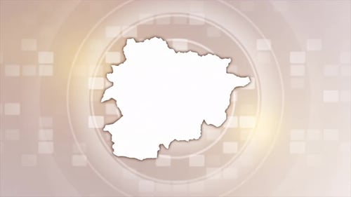 Modern Corporate Map Outline Drawing Animation