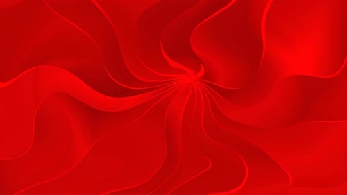 Abstract Red Fluid Swirl Motion Background