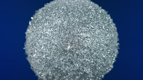 Silberne Glitzerkugel-Textur