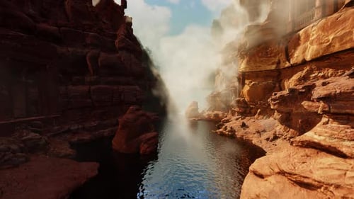 Abstract Cave In Canyon 03 HD