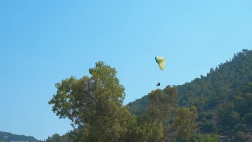 Fallschirmspringen mit Parasailing in der Bucht