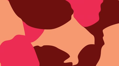 Abstract Organic Fluid Shapes Seamless Loop Background