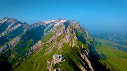 Schaeffler Altenalptuerme Mountain Ridge Swiss Alpstein Appenzell Innerrhoden Switzerland