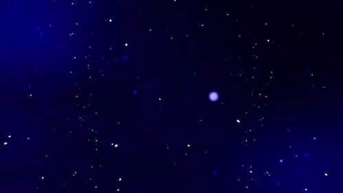 Particles Blue Background Loop