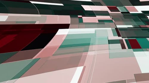 Dynamic Geometric Abstract Motion Background Animation Loop