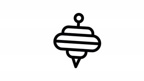 whirligig line icon animation