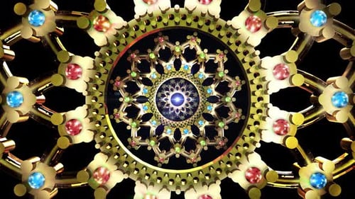 Circle Pendant Ornament Tunnel