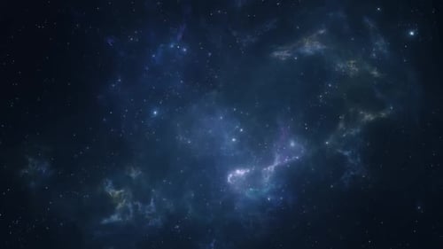 Twinkling Stars and Nebula Deep Space Background Loop
