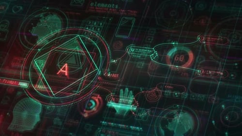 O trabalho da inteligência artificial em infográficos abstratos