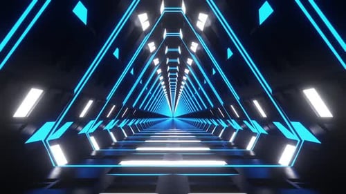Space Light Tunnel Loop