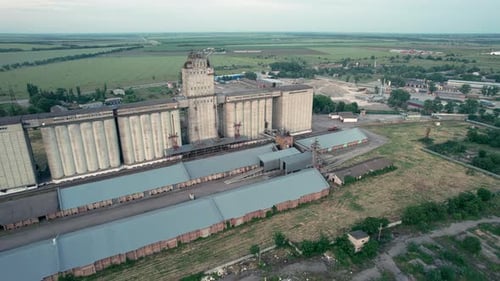 Old Abandoned Grain Storage
