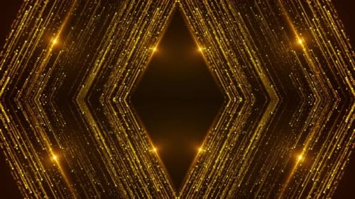 Golden Particle Diamond Awards Background Loop