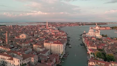 Aerial View of Venice Italy