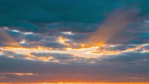 Vivid Beautiful Sunset Sun Sunshine