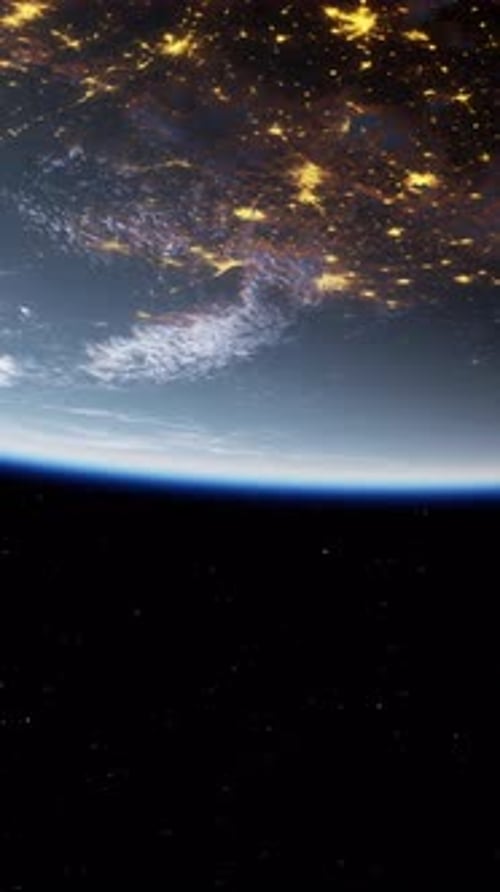 Earths Night View From Space