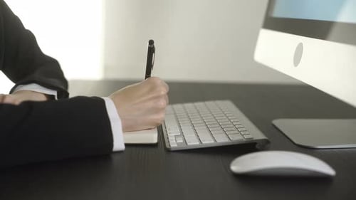 Businesswoman Working In Office
