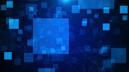 Tech Finance Fintech Background Abstract Pixel Pattern. Business Tech Science Digital information te