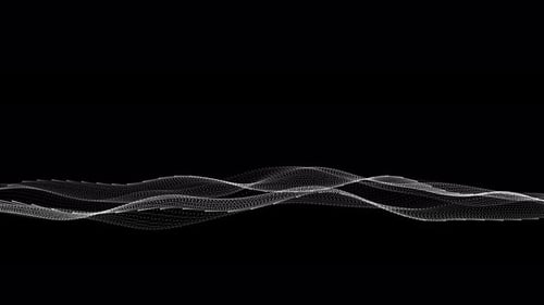 Abstract Digital Wave Particle Flow Background