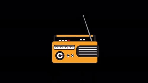 Animated Cute Radio Concept Video - Transparent