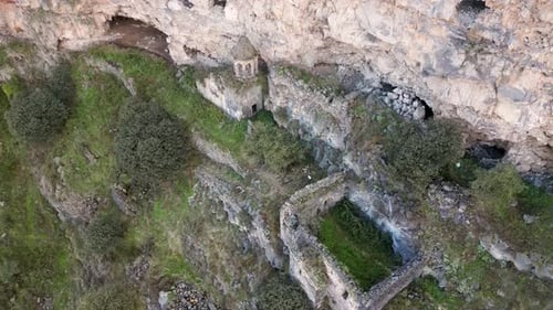 Horomayri Monastery In Gorge, Armenia (Top Down)