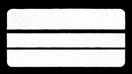 Animated Grunge Film Frame Reveal with Horizontal Bars