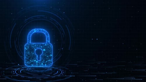 Cyber Security Concept Information Security Encryption Secure Access to User's Personal Information