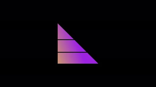 Aspect Collection: Colorful cornered lower third animation with a linear separation