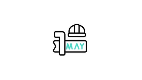 Animiertes Labourday-Symbol