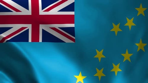 Tuvalu Flag Animation