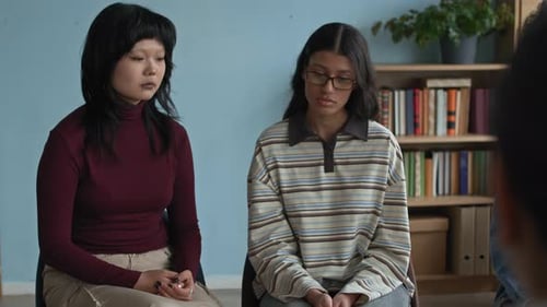 Women in a Support Group Offering Comfort