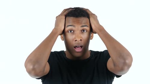 Gesture of Failure Black Man Loss