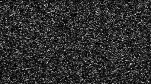 Video error. Abstract noise of analog television. Digital glitch. Damage to the video signal with pi