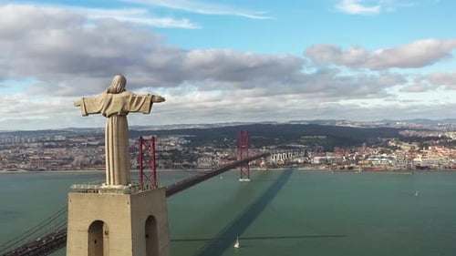Aerial View Monument Sanctuary of Christ the King