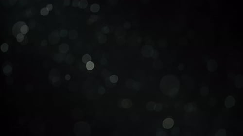 Abstract particles floating in the air