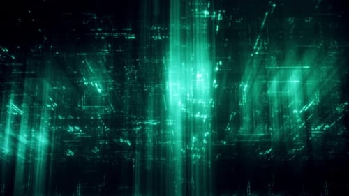 Abstract Digital Motion Background for VR and Sci-Fi Tech Concepts 05