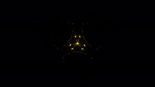 Las luces de neón bailan rítmicamente en una fascinante pantalla de VJ Loop