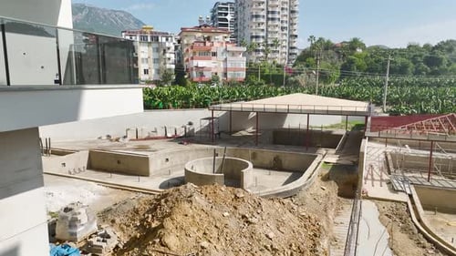 Aerial View The Structure of Innovation Various Construction Plans