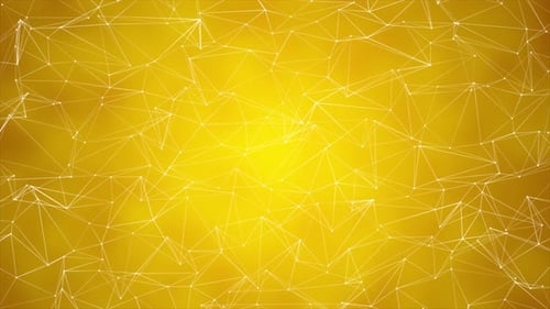 Yellow Plexus Background Loop V5