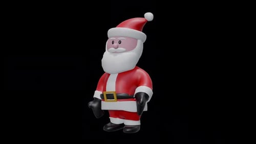 Santa Claus Walk Hd