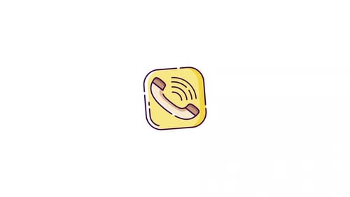 Animated Phone Call Icon for Modern Communication