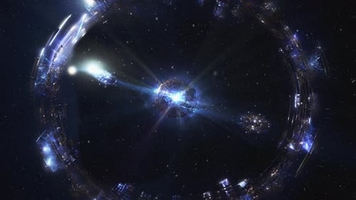 The Dyson Sphere Around Which a Station with a Supercivilization Revolves