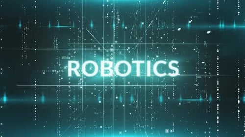 Robotics Text Technology Background