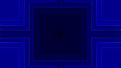 Blue Abstract Flow Loop 6