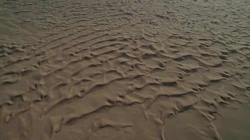 Aerial View of Sand Dunes in Namib Desert