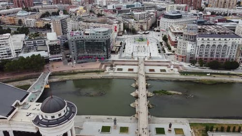Aerial View of the Skopje
