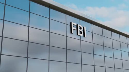 Flugzeug überfliegt ein FBI-Gebäude