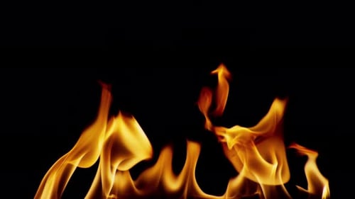 Abstract Isolated Hell Fire Flames 4